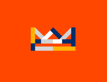 Illustratie kroon rood