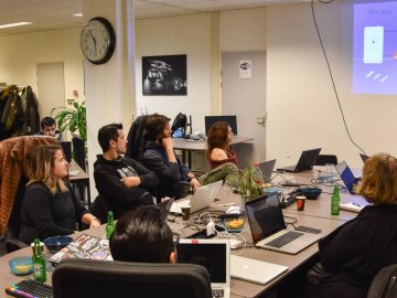 Sfeerbeeld van open hack night