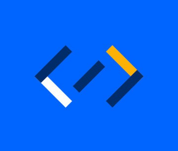 Illustratie code teken blauw