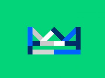 Illustratie kroon groen