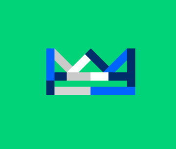 Illustratie kroon groen