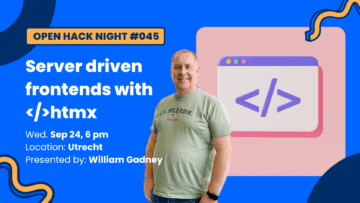 Afbeelding die de Open Hack Night beschrijft Afbeelding die de Open Hack Night beschrijft